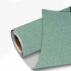 A roll of light sage green linen book binding cloth used for albums and scrapbooks.