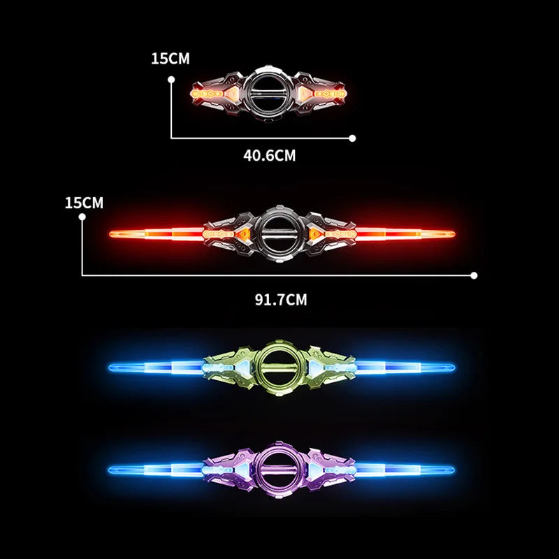 Retractable Double-Ended LED Glow Sword Toy