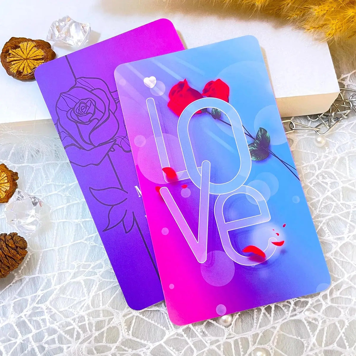 Divine Loves Oracle Cards - 64-Piece Twin Flames Love Deck