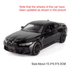 Black 1:32 scale diecast model car of a BMW M4 and X3M with updated wheels