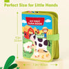 Soft Felt Farm Animal Busy Book for Toddlers