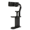 Black adjustable guitar phone holder for hands-free streaming and recording