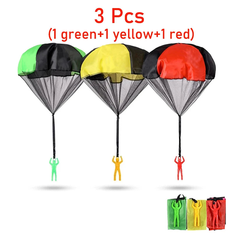 Kids' Flying Parachute Toy for Indoor & Outdoor Play