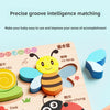 Montessori 3D Wooden Animal & Traffic Puzzle for Kids