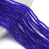 2mm Austrian Crystal Spacer Beads – White AB Finish