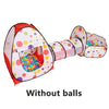 3-in-1 Kids Ball Pit Play Tent with Tunnel
