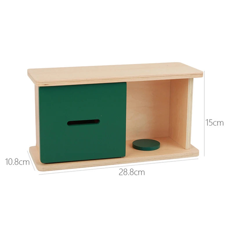 Wooden Montessori Object Permanence Toy for Toddlers