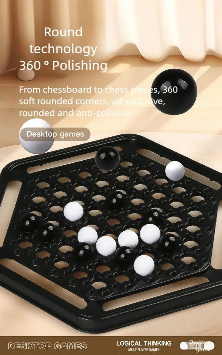 Push Chess Strategy Board Game for Family Fun
