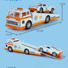 1:64 Scale Die-Cast Trailer Truck with Container - Gulf Racing Edition