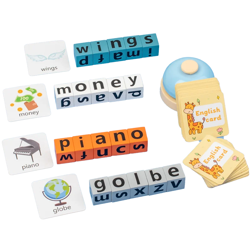 Wooden Spelling Word Game for Early Learning