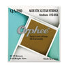 Packaging for Orphee Acoustic Guitar Strings 85/15 Bronze Medium gauge strings