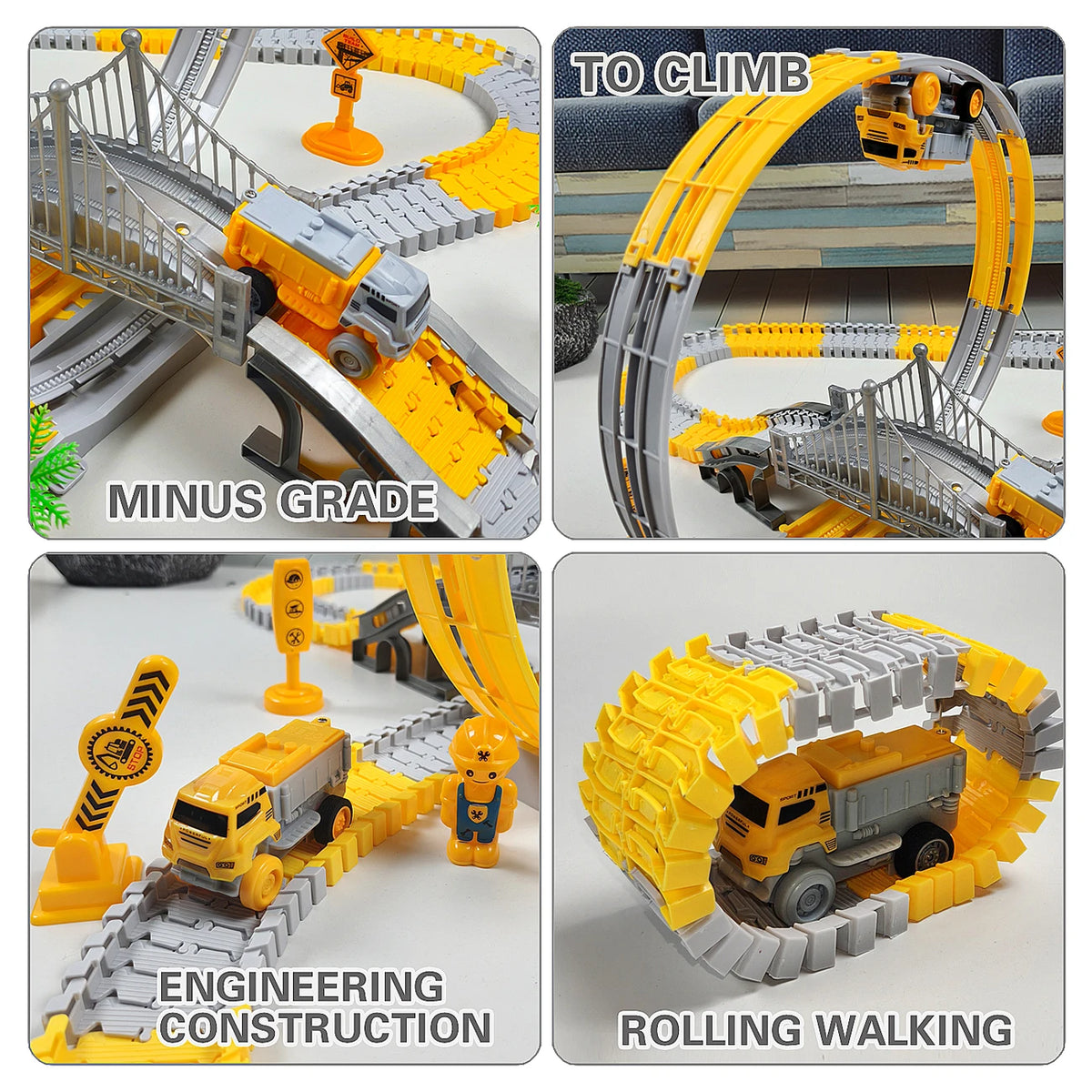 Magic Climbing Track Car Set for Kids