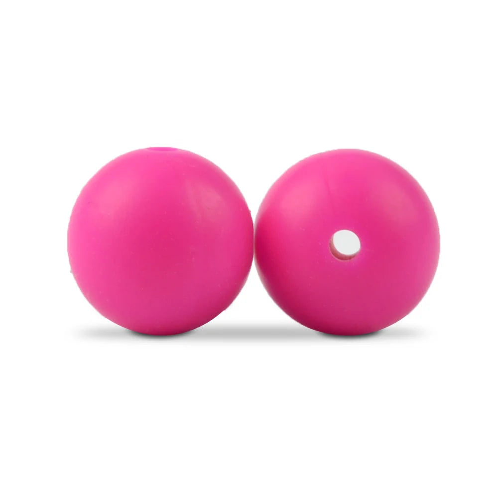 Food-Grade Silicone Beads for Jewelry Making (50-Pack)
