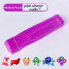 100-Piece Chenille Stem Pipe Cleaners for Crafts & Decor