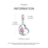925 Sterling Silver Heart Charm Beads for Bracelets and Necklaces