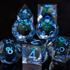 Resin Polyhedral Dice Set for Tabletop Gaming