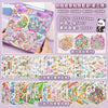 A collection of 1000+ 3D cartoon scene stickers for scrapbooking and journaling, displayed in various formats.