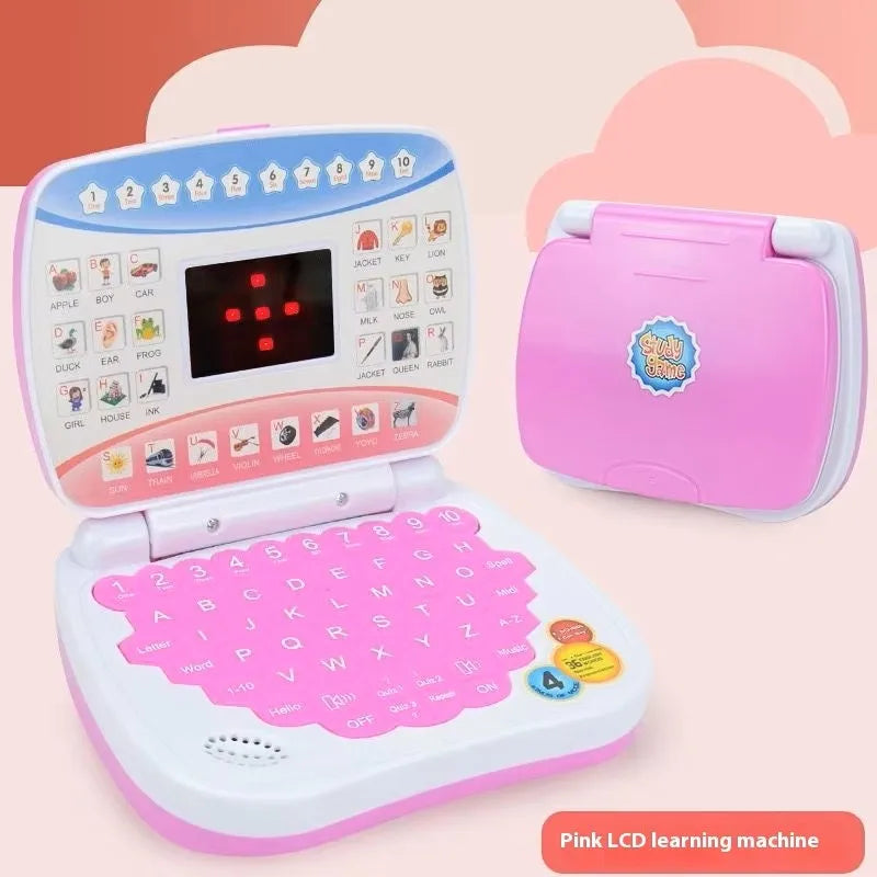Kids Interactive Learning Laptop with LED Display and Music