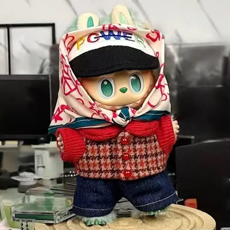 Plush Doll Outfit Set for 15-17cm Dolls