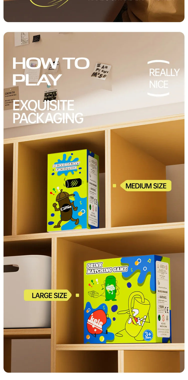 Bottle Guessing Logic Board Game – Memory & Reasoning Challenge