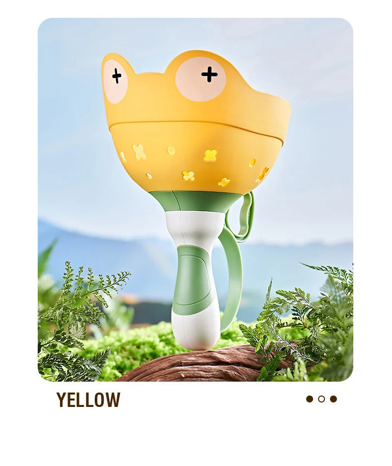 Pull-String Flying Saucer Launcher Toy for Kids