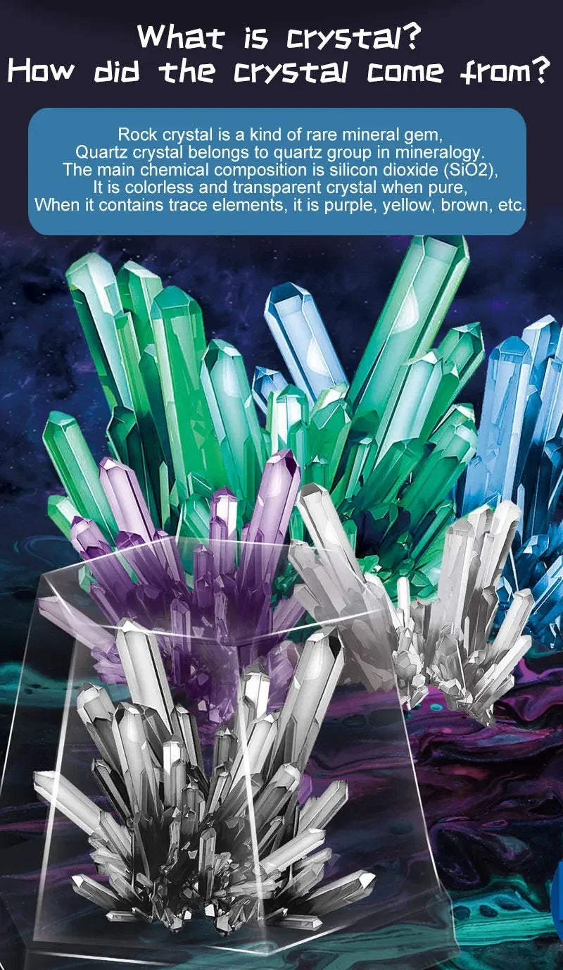 Crystal Growing Science Kit for STEM Learning