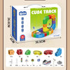 Magnetic Building Block Train Set with Electric Track