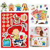 Toy Story Make a Face Sticker Set - Reusable Puzzle Stickers for Kids