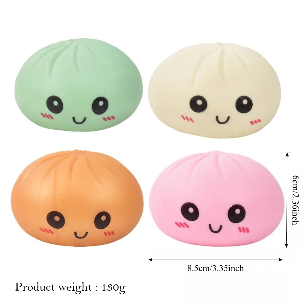 Colorful Dumpling Squishy Stress Relief Toy