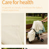 Soft Muslin Cotton Baby Car Seat Cover with Sunshade