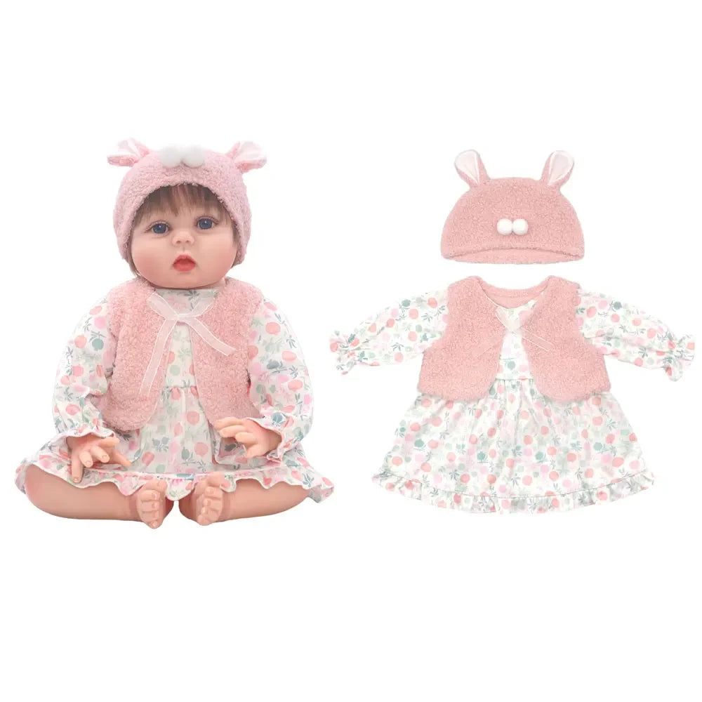 Adorable Jumpsuit Set for 20-22 Inch Reborn Dolls