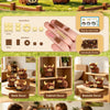 Highland Cow Mini Building Blocks Set - 3 in 1 Animal Model Kit