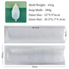 A set of silicone soap and candle molds, including a mold weight of 443g and various sizes.