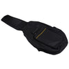 Black padded water-resistant guitar bag designed for 41-inch acoustic and classical guitars