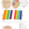 Wooden Montessori Color Sorting Toy for Toddlers