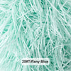 Light mint green raffia paper shreds for gift boxes and baskets