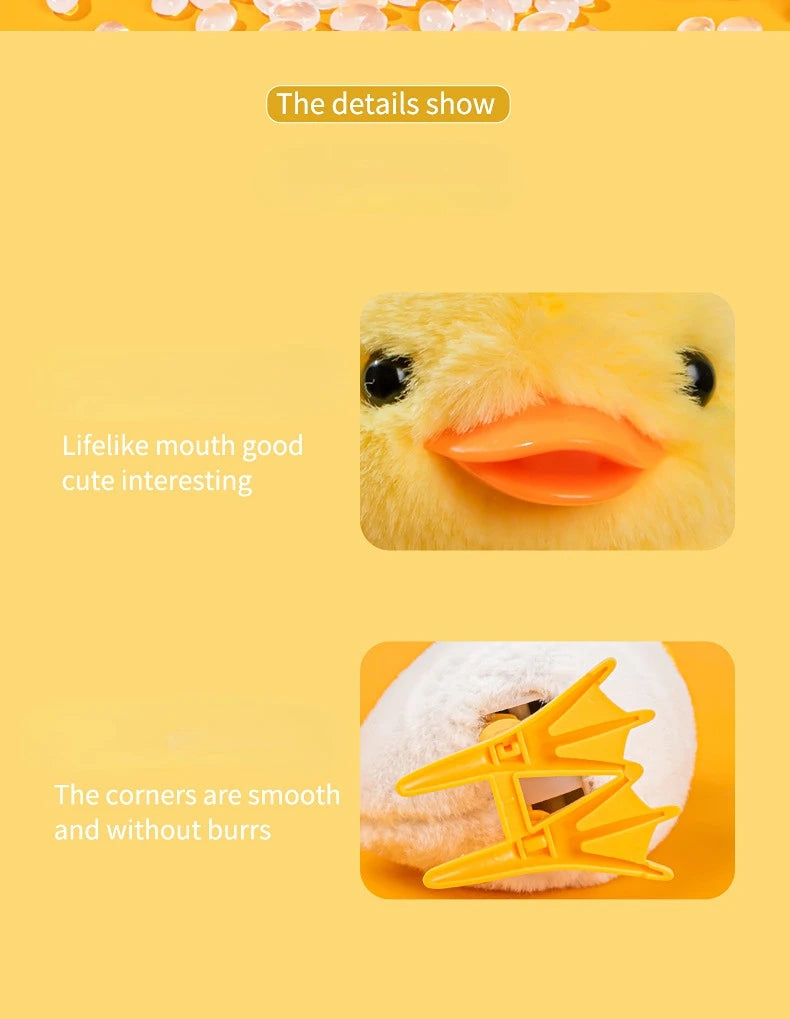 Yellow Wind-Up Jumping Chicken Toy for Toddlers