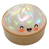 Squishy Steamed Bun Stress Ball with Slow-Rising Glitter