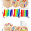Wooden Montessori Color Sorting Toy for Toddlers