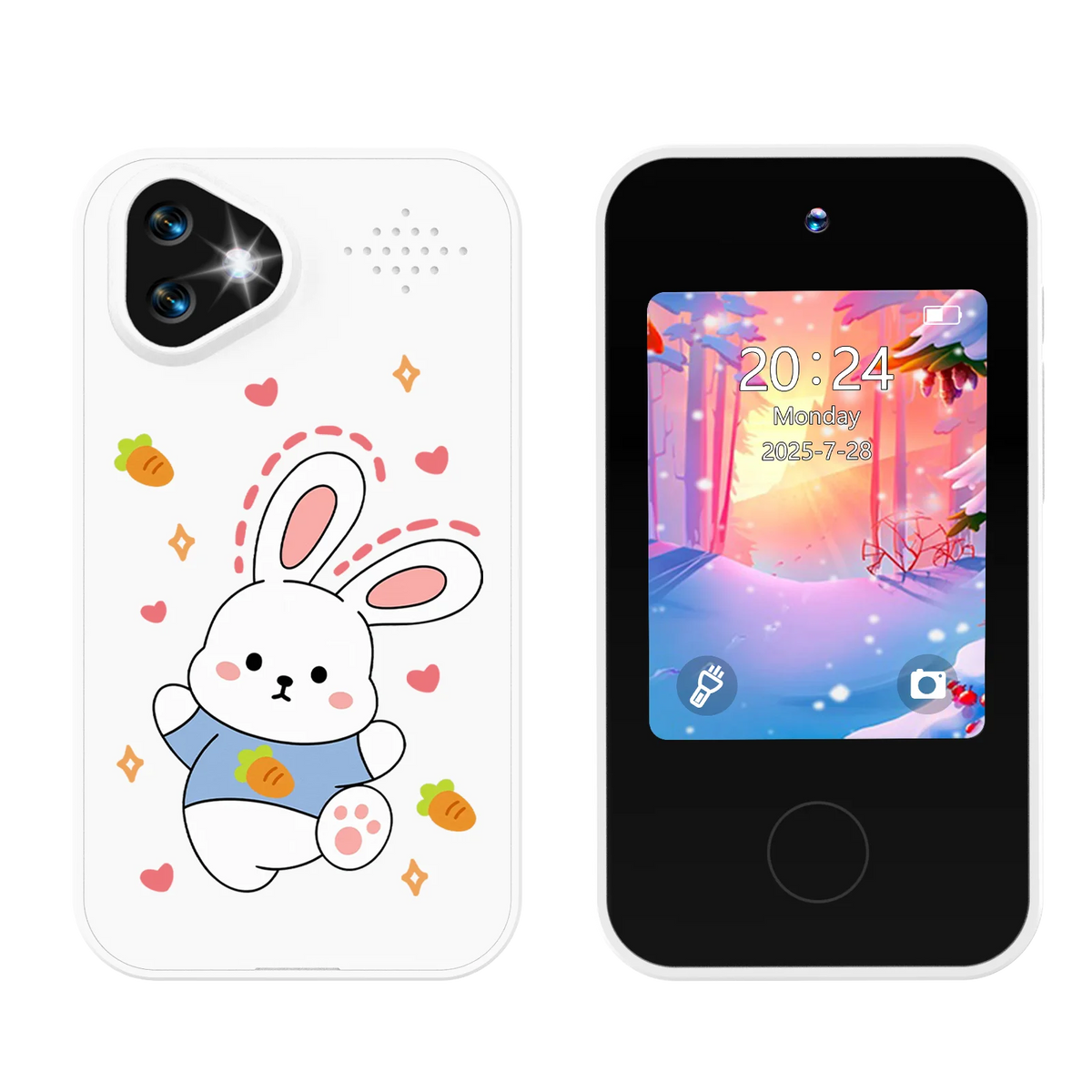 Kids Smart Phone Toy with Dual Cameras and Educational Games