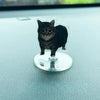 Rotating Cat Figurine Desk Decor
