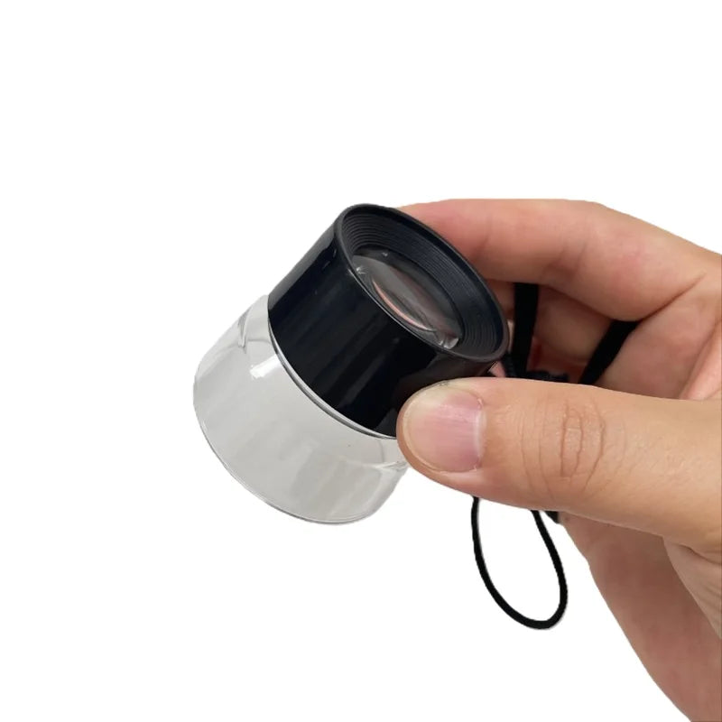 Kids Pocket Microscope with LED Light - 200x to 1200x Zoom for STEM Learning