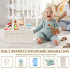 Corduroy Baby Diaper Caddy Organizer with Dividers