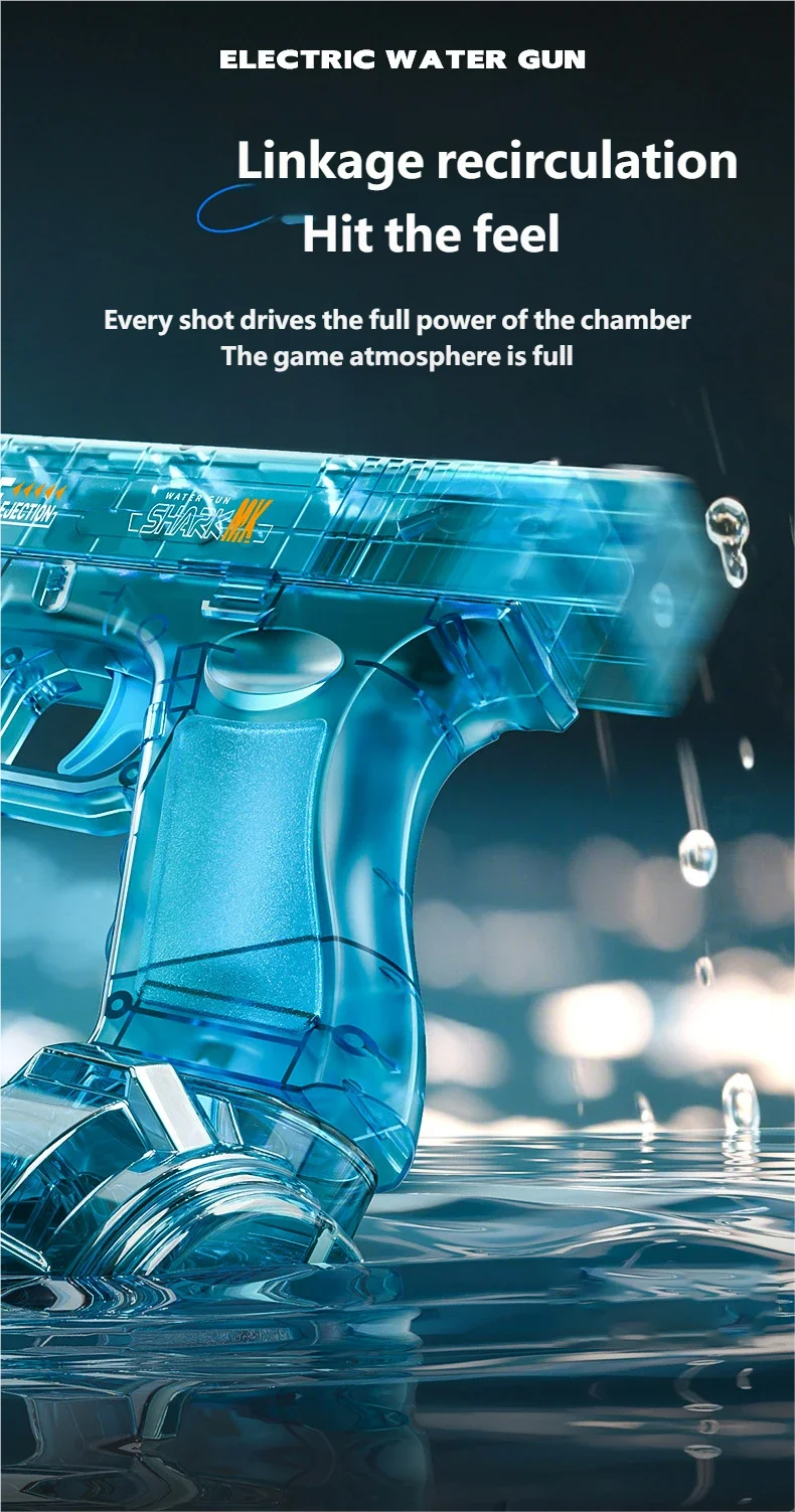 Automatic Electric Water Gun for Outdoor Fun