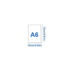 A6 size double-sided non-stick release paper for diamond painting, measuring 10cm by 15cm.