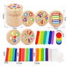 Wooden Montessori Color Sorting Toy for Toddlers