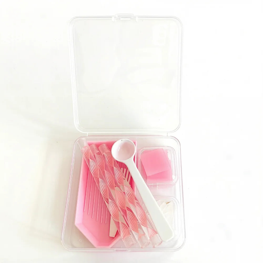 Diamond Painting Tool Kit with Storage Box and Accessories