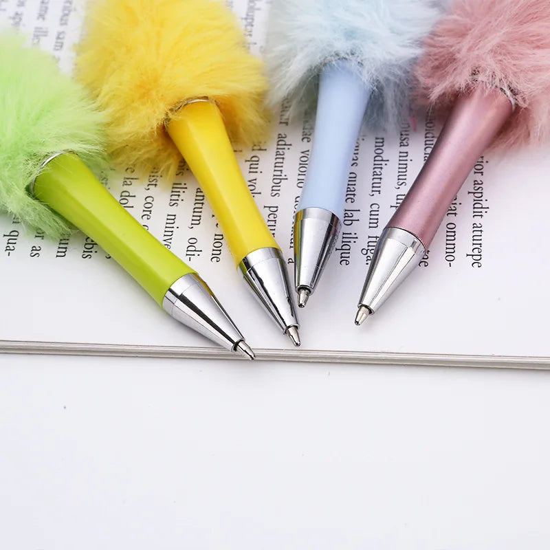 DIY Plush Bead Pens – Set of 20 Colorful Handmade Ballpoint Pens