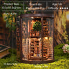 DIY Wooden Book Nook Kit — Miniature Dollhouse 3D Puzzle Bookend