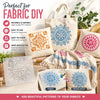 Reusable mandala art stencils in various colors and patterns used for fabric DIY projects